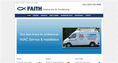 Desktop Screenshot of faithheating.com
